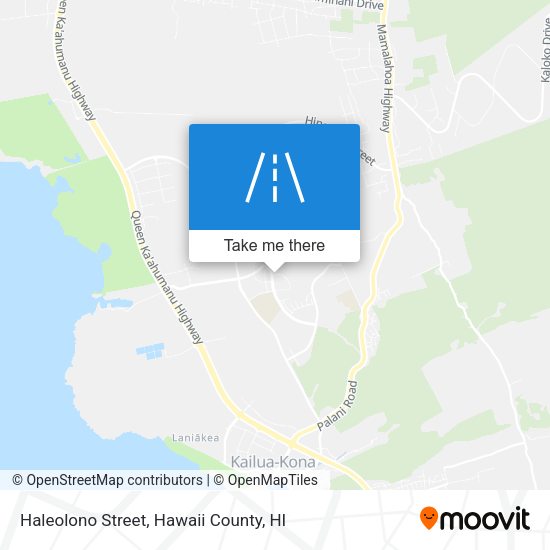 Mapa de Haleolono Street