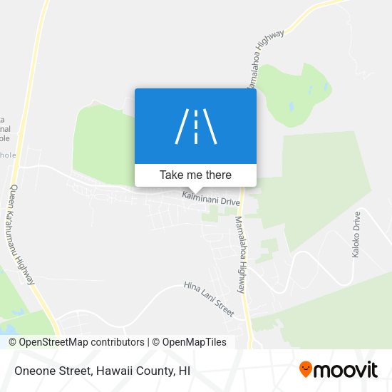 Mapa de Oneone Street
