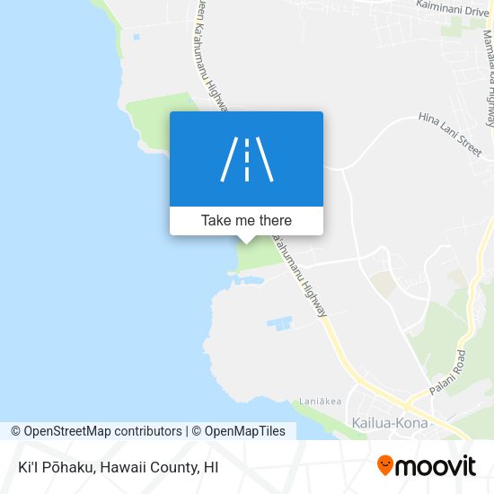 Ki'I Pōhaku map