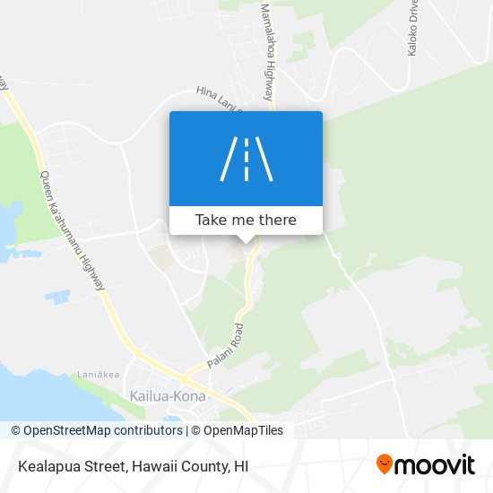 Kealapua Street map