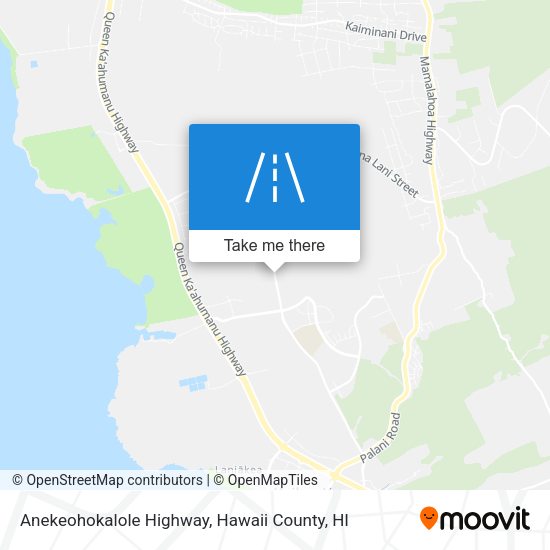 Anekeohokalole Highway map