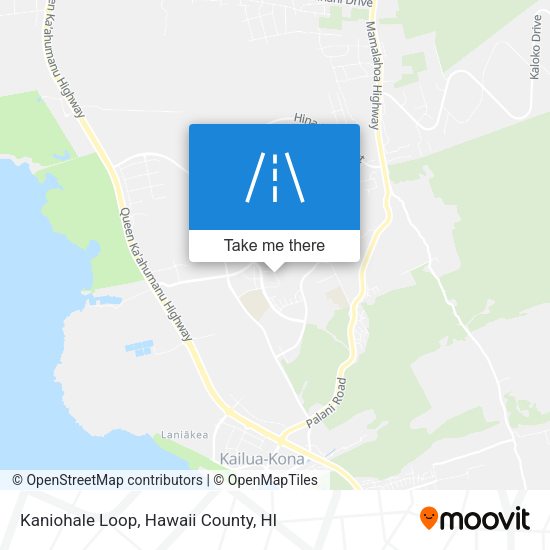 Kaniohale Loop map