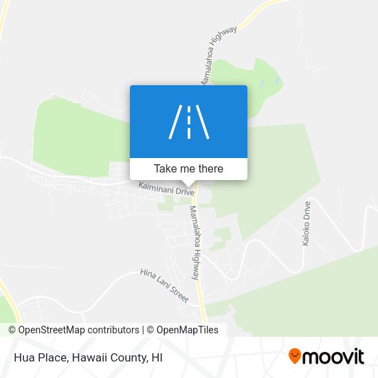Mapa de Hua Place