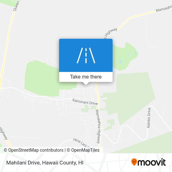 Mapa de Mahilani Drive