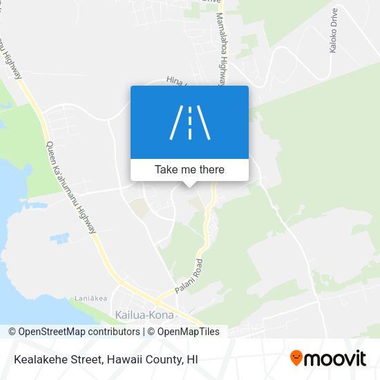 Kealakehe Street map