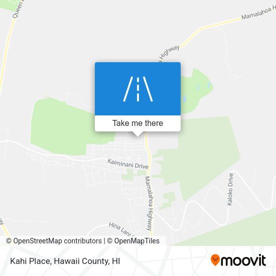 Mapa de Kahi Place
