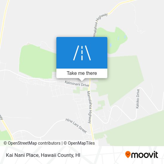 Mapa de Kai Nani Place