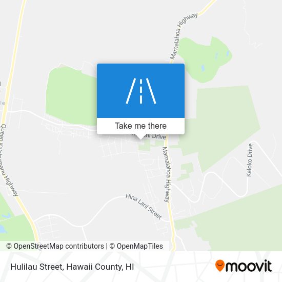 Hulilau Street map
