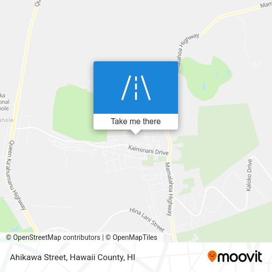Ahikawa Street map