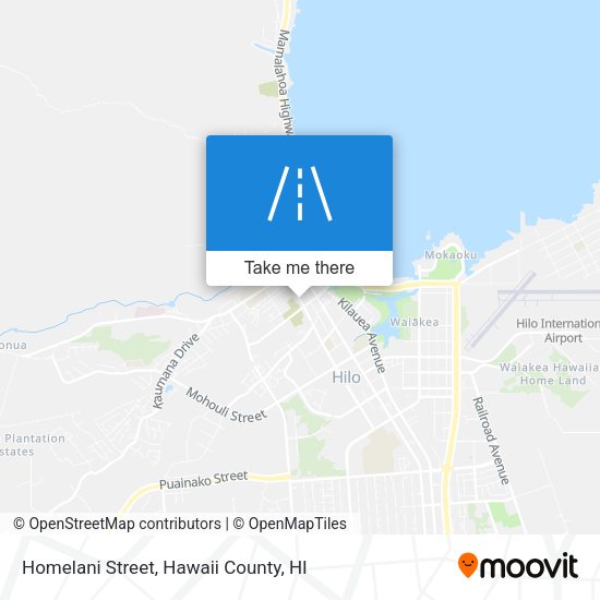 Homelani Street map