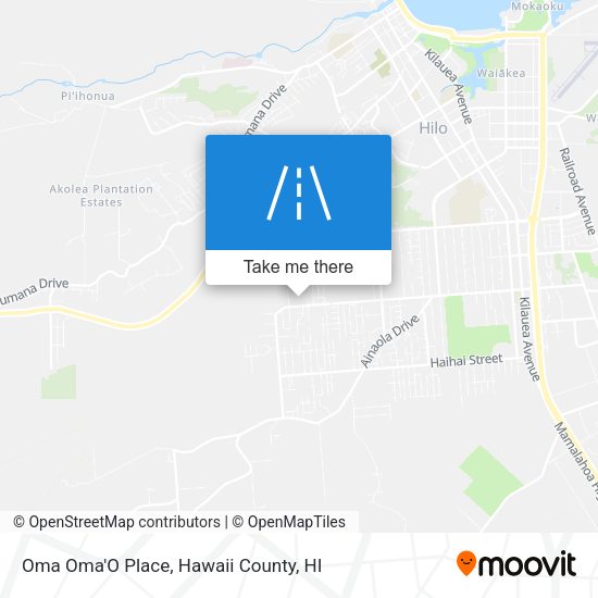 Mapa de Oma Oma'O Place