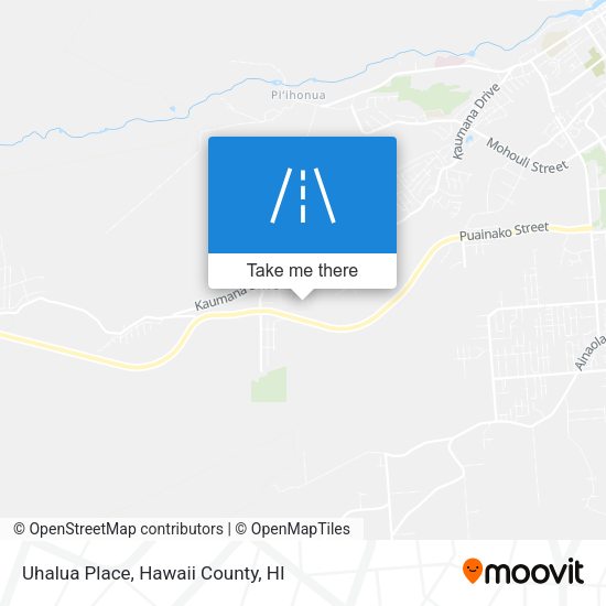 Uhalua Place map