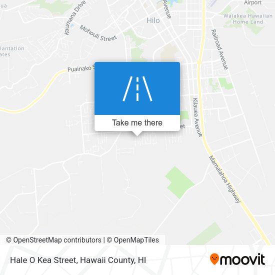 Hale O Kea Street map