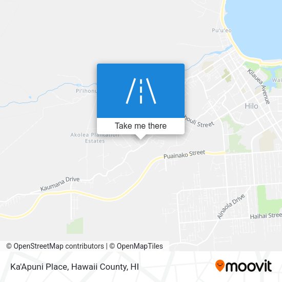 Ka'Apuni Place map