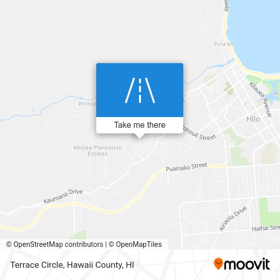 Terrace Circle map