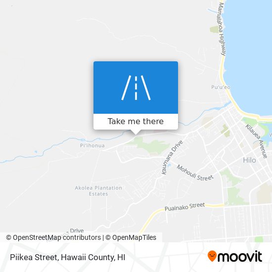 Piikea Street map