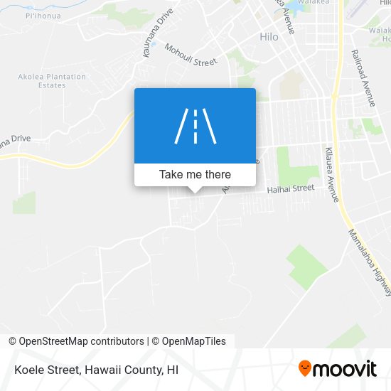 Koele Street map