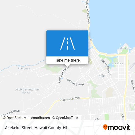 Akekeke Street map