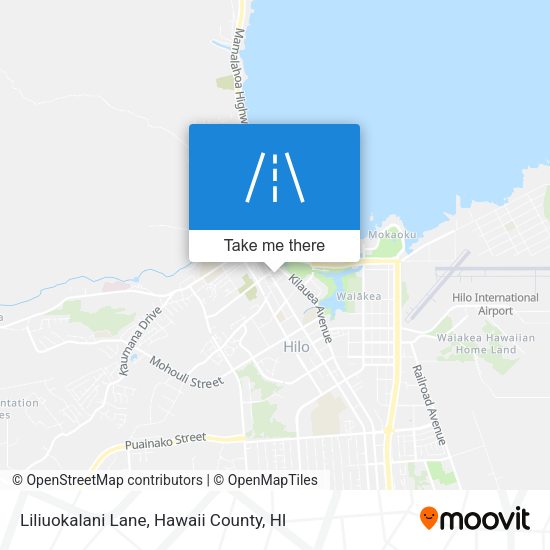 Liliuokalani Lane map