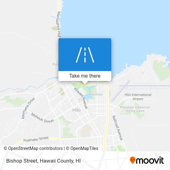 Mapa de Bishop Street