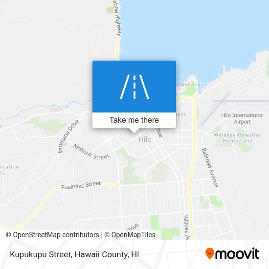 Kupukupu Street map