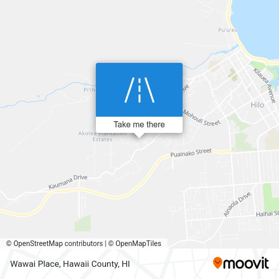 Mapa de Wawai Place