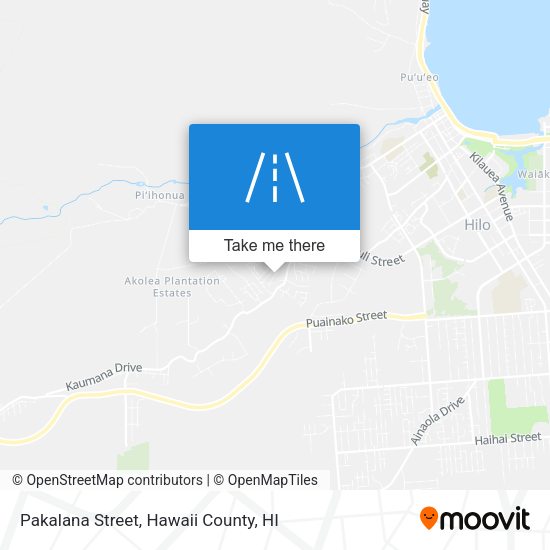 Pakalana Street map