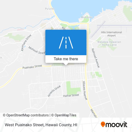 Mapa de West Puainako Street