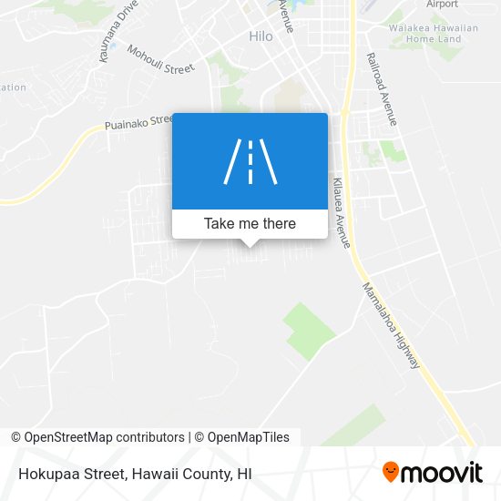 Hokupaa Street map
