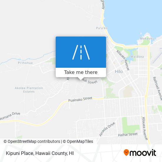 Kipuni Place map