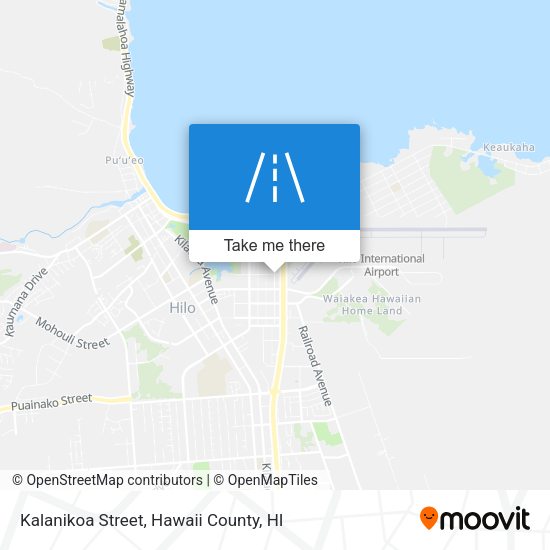 Kalanikoa Street map