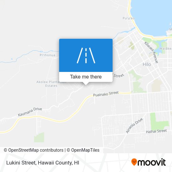 Lukini Street map
