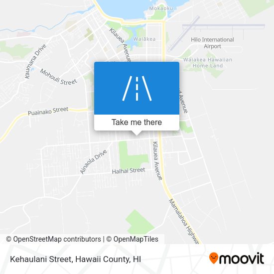 Kehaulani Street map