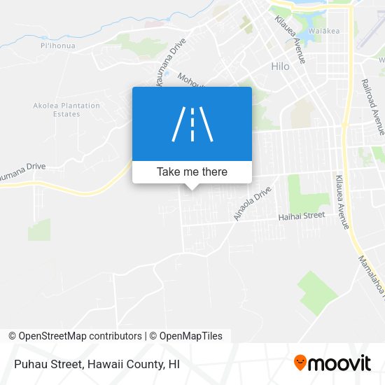 Puhau Street map