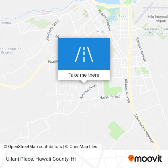 Uilani Place map