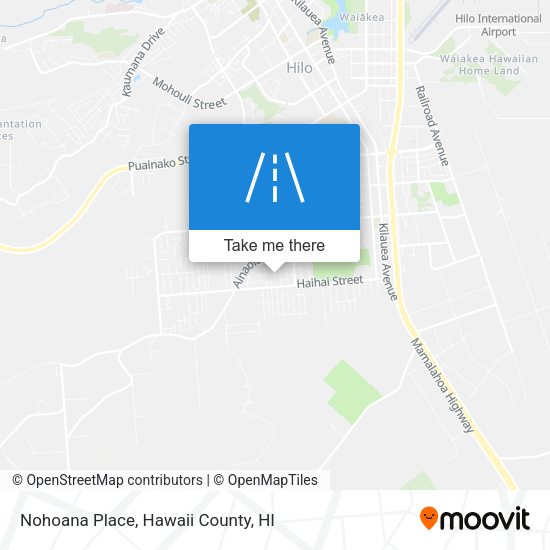 Nohoana Place map