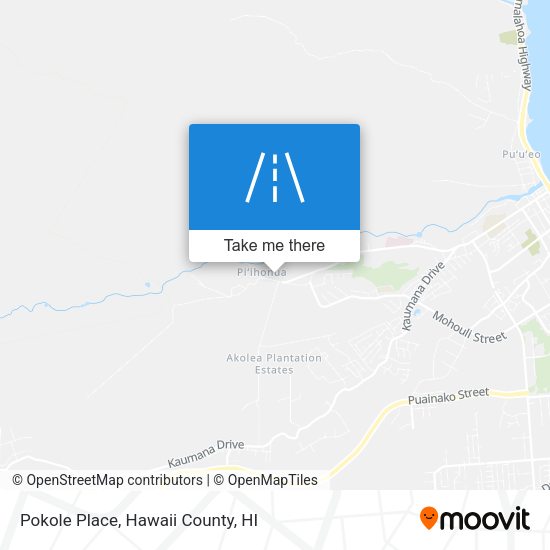Pokole Place map