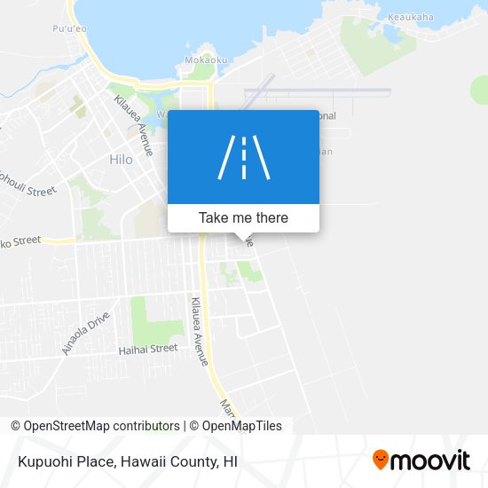 Kupuohi Place map