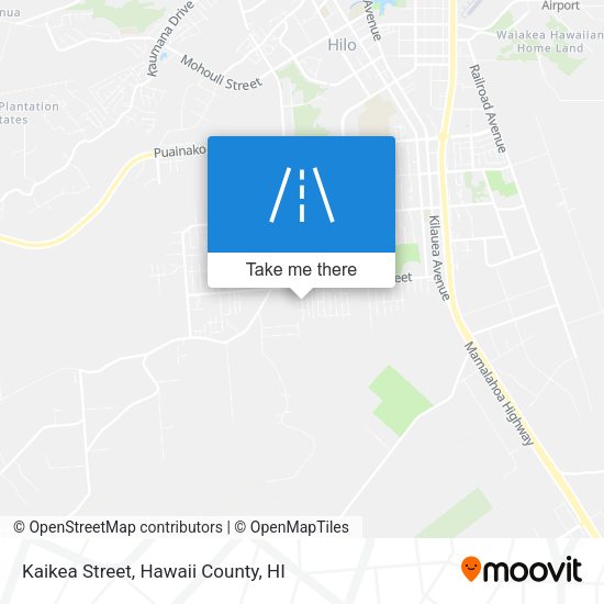 Mapa de Kaikea Street