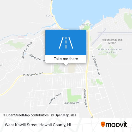 West Kawili Street map