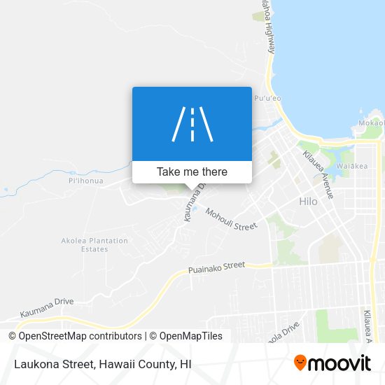 Laukona Street map