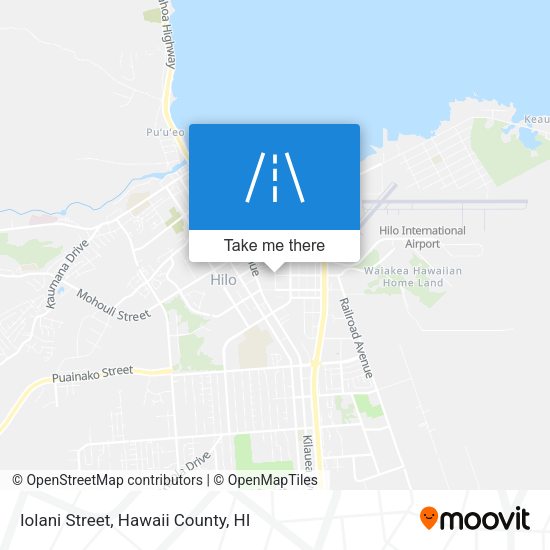Iolani Street map