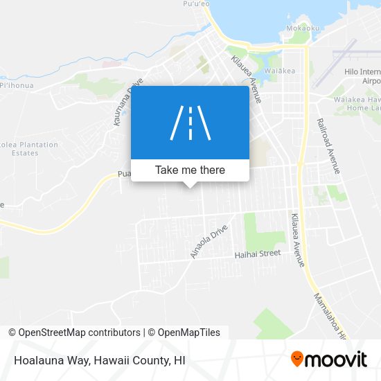 Hoalauna Way map