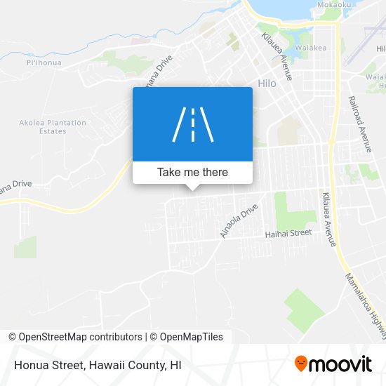 Mapa de Honua Street