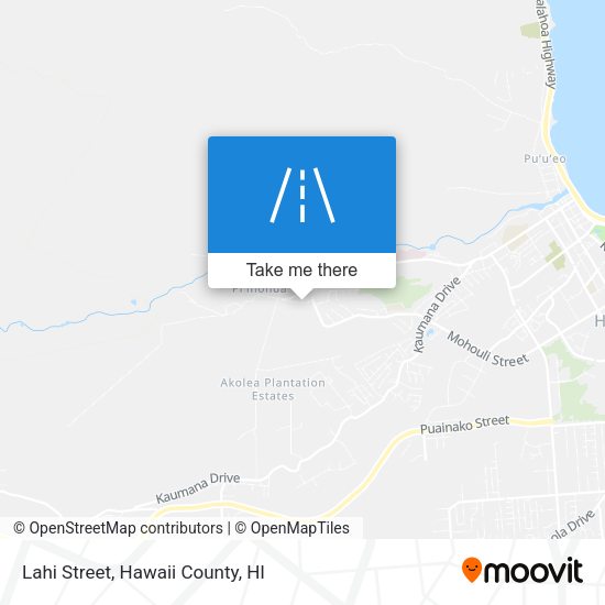 Lahi Street map