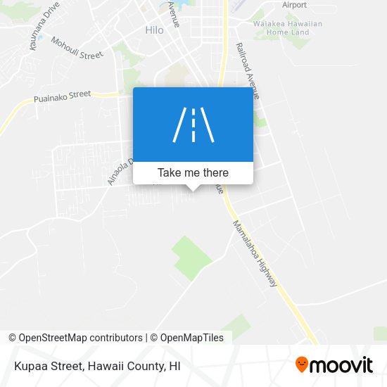 Mapa de Kupaa Street