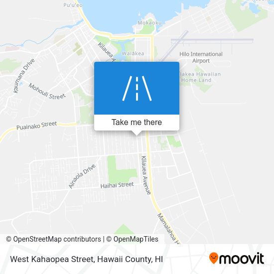 Mapa de West Kahaopea Street