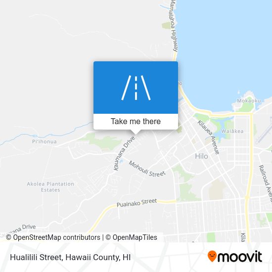 Hualilili Street map