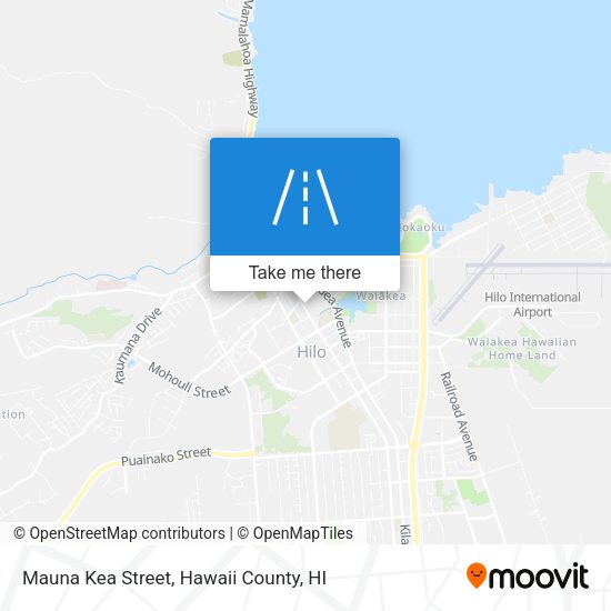 Mauna Kea Street map