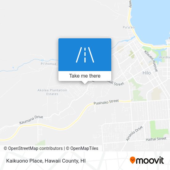 Mapa de Kaikuono Place